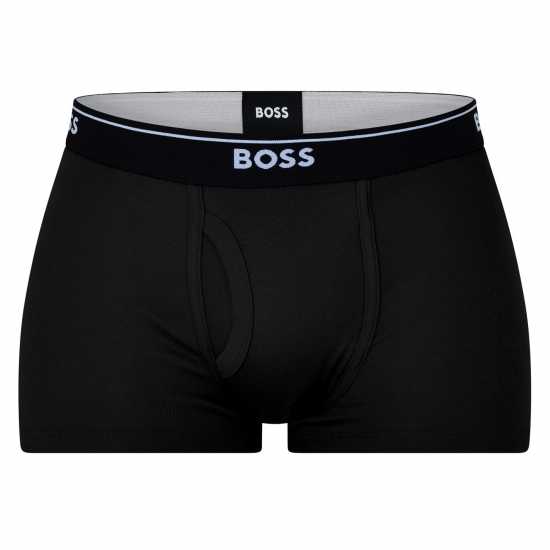 Hugo Boss Boss 2 Pack Logo Waistband Trunks Черно/Червено Мъжко бельо