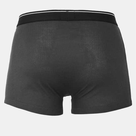 Boss 2 Pack Logo Waistband Trunks Черно/Сиво 970 Boss 2 Pack Logo Waistband Trunks Черно/Сиво 970