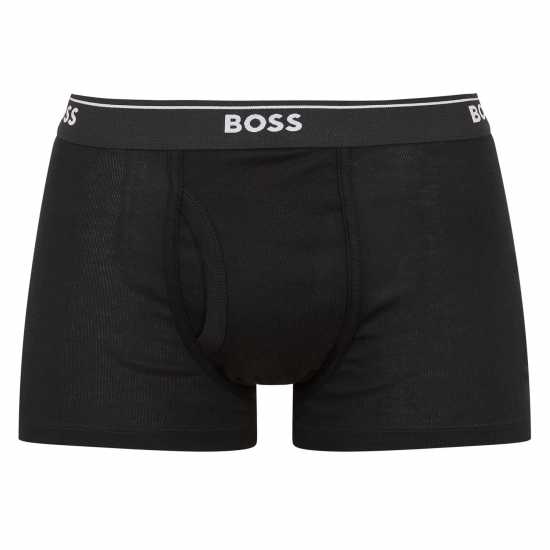Boss Mens BOSS Bodywear 2 Pack Logo Waistband Boxers Black/Red 972 Boss Mens Boss Bodywear 2 Pack Logo Waistband Boxers Black/Red 972
