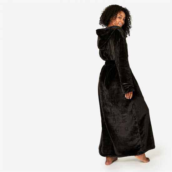 Biba Cosy Maxi Robe Black - Дамски пижами
