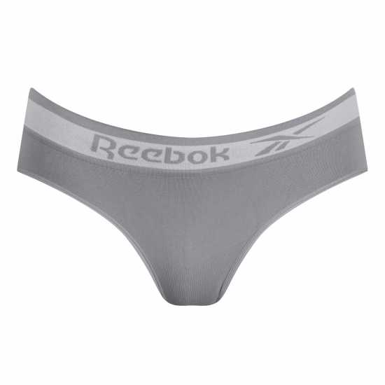 Reebok 3 Pack Bona Briefs Womens Grey - Дамско бельо