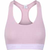 Reebok Angie Crop Top Womens Frost Berry Дамско бельо