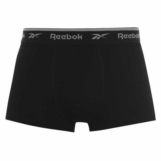 Мъжко бельо Reebok 4 Pack Everyday Mens Trunks Черно Reebok 4 Pack Everyday Mens Trunks Черно Мъжко бельо