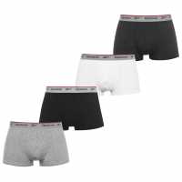 Reebok 4 Pack Everyday Mens Trunks Dark Asst Мъжко бельо