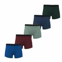 Giorgio Mens Essential 5-Pack Trunks Ярко / Черно Giorgio Mens Essential 5-Pack Trunks Ярко / Черно