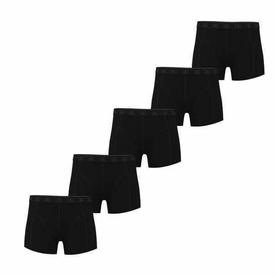 Giorgio Junior Boys 5-Pack Comfort Trunks Black Детско бельо