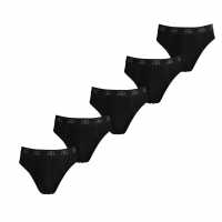 Giorgio Essential Men's 5-Pack Briefs Черно 