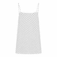 Ccdk Women's Kendall Viscose Square Neck Strappy Pyjama Cami Top  