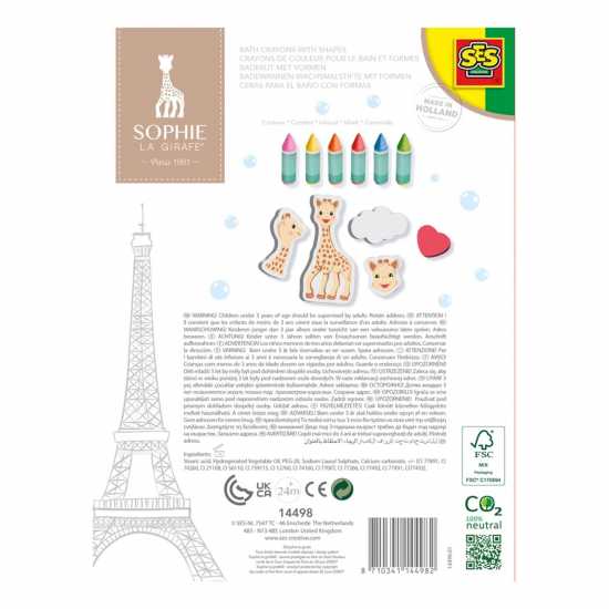 Sophie La Giraffe Bath Crayons With Shapes  Подаръци и играчки