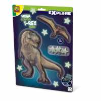 Explore Mega Glowing T-Rex World Stickers  Подаръци и играчки