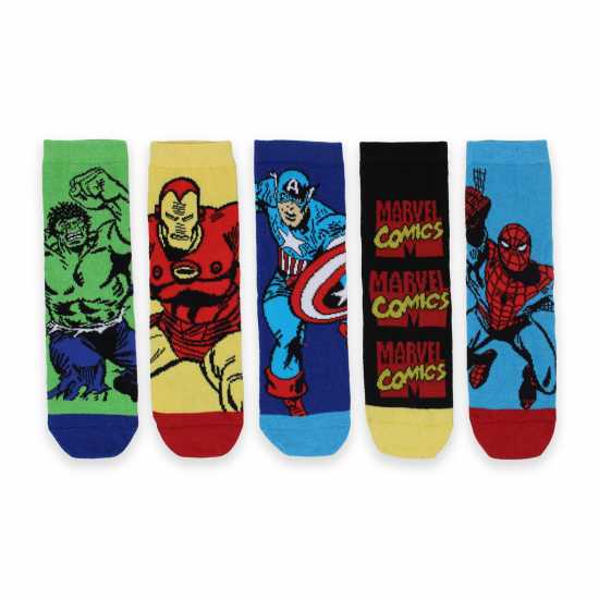 Marvel 5 Pack Socks In34  Детски чорапи