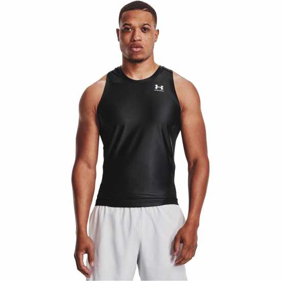 Under Armour Men's Isochill Tank Baselayer Top Черно/Бяло Under Armour Men's Isochill Tank Baselayer Top Черно/Бяло