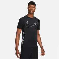 Nike Pro Slim Top Mens Black Мъжки долни дрехи