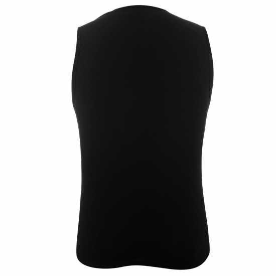 Lonsdale Мъжка Риза Sleeveless T-Shirt Mens Черно Мъжки тениски с яка
