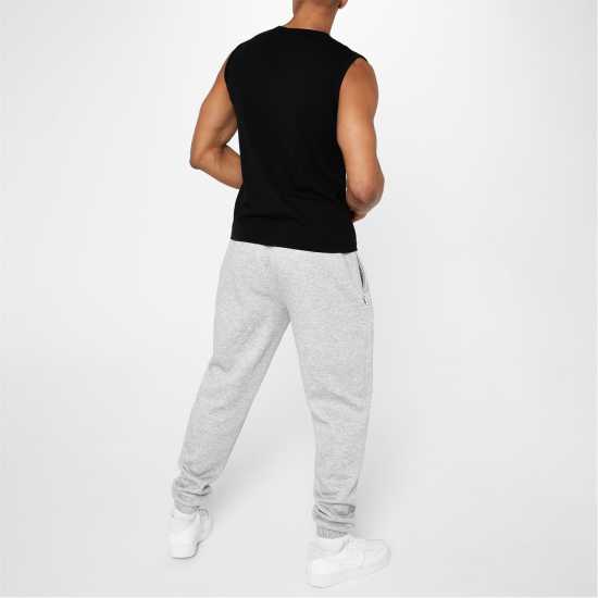 Lonsdale Мъжка Риза Sleeveless T-Shirt Mens Черно Мъжки тениски с яка