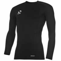 Sondico Основен Слой Мъже Base Core Long Sleeve Base Layer Mens Black Мъжки долни дрехи