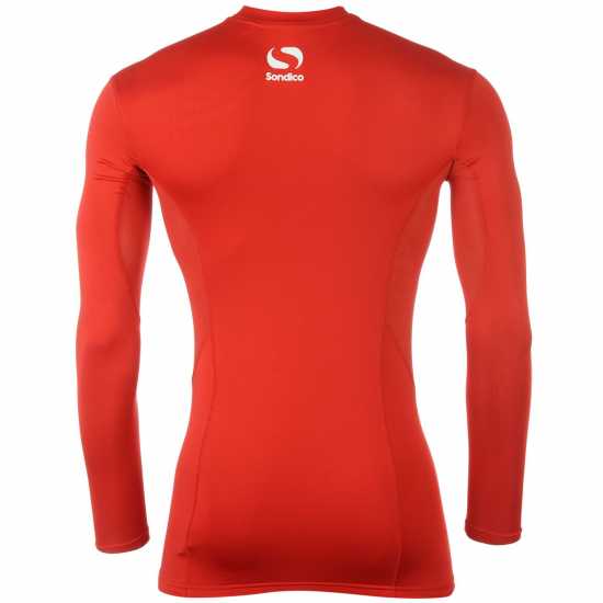 Sondico Core Base Long Sleeve Mens Червено Мъжки долни дрехи