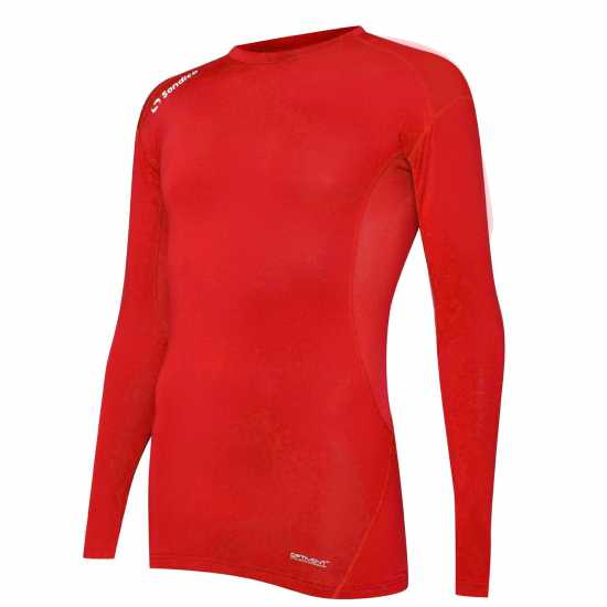 Sondico Core Base Long Sleeve Mens Червено Мъжки долни дрехи