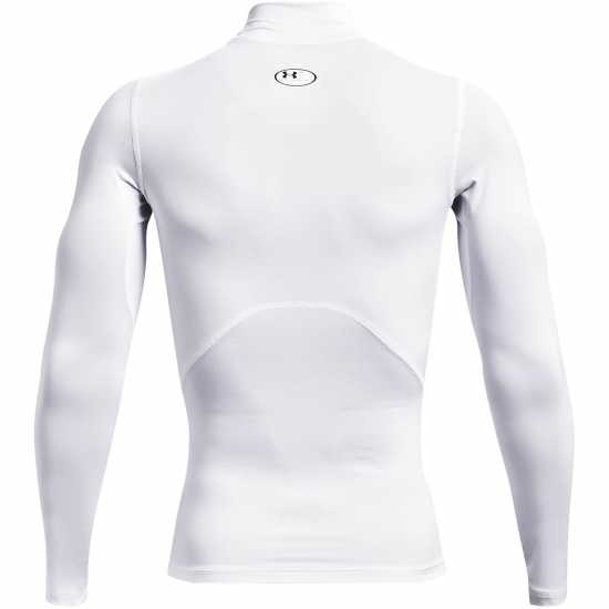 Under Armour Heatgear® Mock Long Sleeve Men's White Under Armour Heatgear® Mock Long Sleeve Men's White
