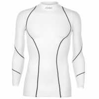 Atak Горнище С Дълъг Ръкав Sports Gaa Compression Long Sleeve Top Senior Бяло Мъжки долни дрехи