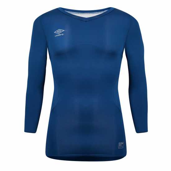 Umbro Външен Слой Мъже V Neck Long Sleeve Baselayer Top Mens  