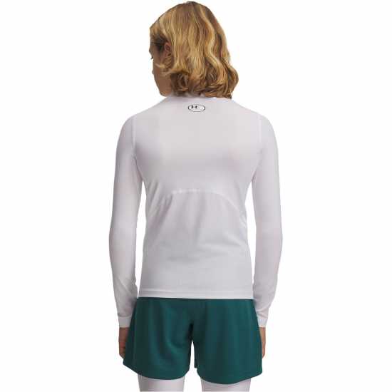 Under Armour Heatgear® Mock Long Sleeve Boys Бяло 