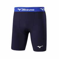 Mizuno Мъжки Клин Първи Слой Shizuoka Base Layer Shorts Mens Navy Мъжки долни дрехи
