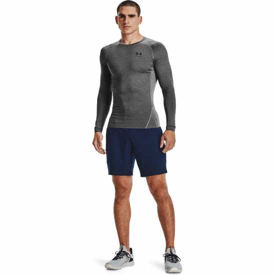 Under Armour Armour Heatgear® Long Sleeve Men's Угарно черно Under Armour Armour Heatgear® Long Sleeve Men's Угарно черно