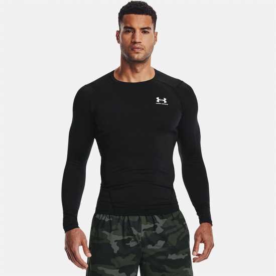 Under Armour Armour HeatGear® Long Sleeve Men's Черно Мъжки долни дрехи
