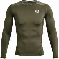 Under Armour Heatgear® Long Sleeve Mens Морско ОД Зелено Мъжки долни дрехи