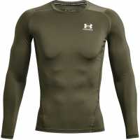 Under Armour Heatgear® Long Sleeve Mens Marine OD Green Мъжки долни дрехи