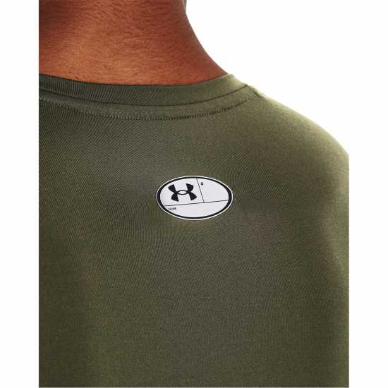 Under Armour Heatgear® Long Sleeve Mens Marine OD Green Мъжки долни дрехи