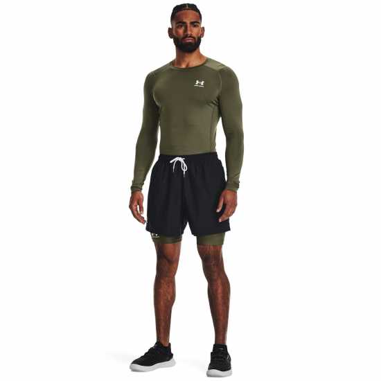 Under Armour Heatgear® Long Sleeve Men's Морско ОД Зелено Under Armour Heatgear® Long Sleeve Men's Морско ОД Зелено