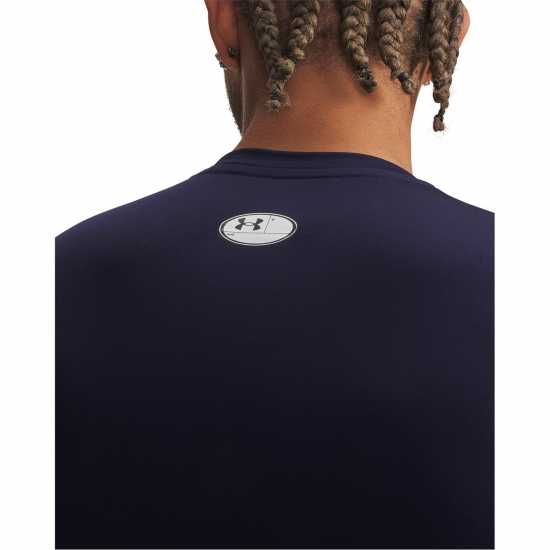 Under Armour Armour Heatgear® Long Sleeve Men's Морско синьо/Бяло Under Armour Armour Heatgear® Long Sleeve Men's Морско синьо/Бяло
