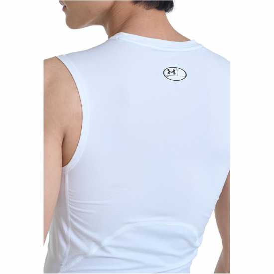 Under Armour Heatgear® Sleeveless Men's White/Black Under Armour Heatgear® Sleeveless Men's White/Black