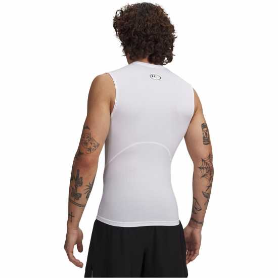 Under Armour Heatgear® Sleeveless Men's White/Black Under Armour Heatgear® Sleeveless Men's White/Black