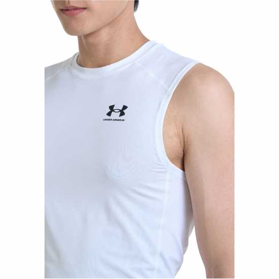 Under Armour Heatgear® Sleeveless Men's White/Black Under Armour Heatgear® Sleeveless Men's White/Black