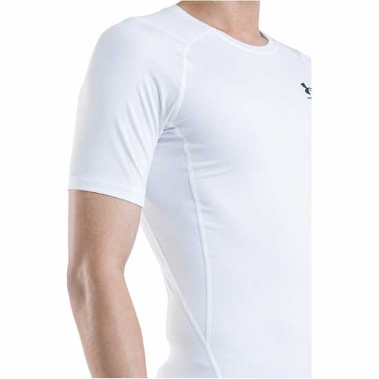 Under Armour Heatgear® Short Sleeve Mens White 
