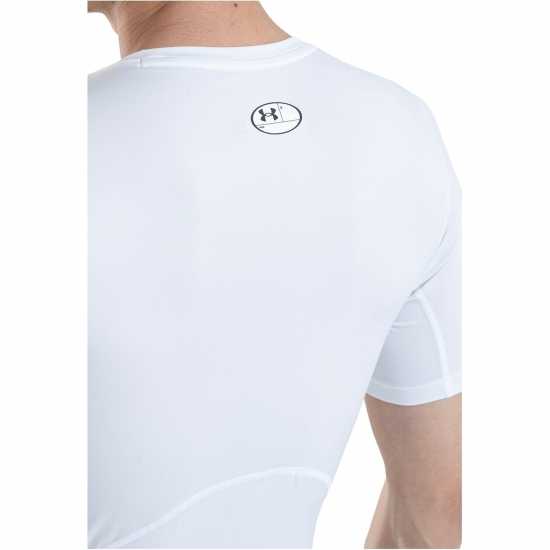 Under Armour Heatgear® Short Sleeve Mens White 