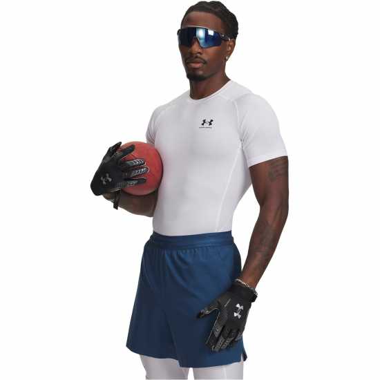 Under Armour Heatgear® Short Sleeve Mens White 
