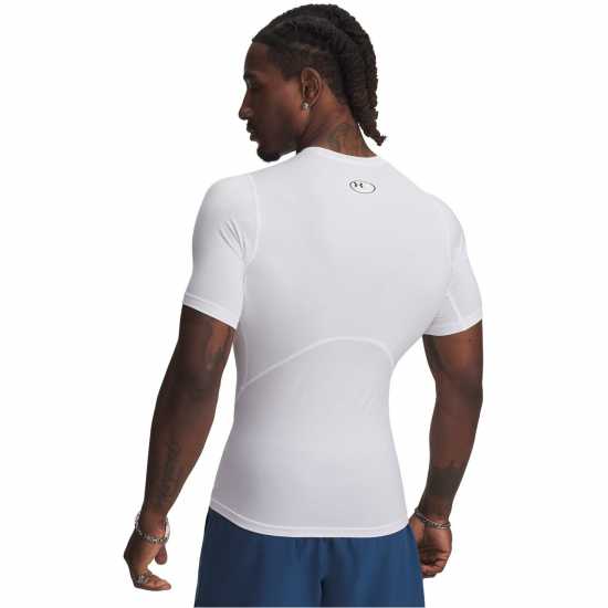 Under Armour Heatgear® Short Sleeve Mens White 