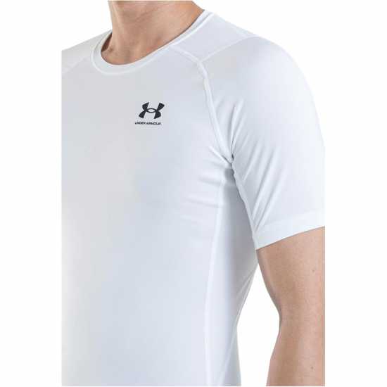 Under Armour Heatgear® Short Sleeve Mens White 