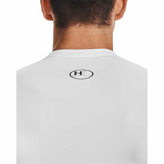 Under Armour Heatgear® Short Sleeve Mens White 