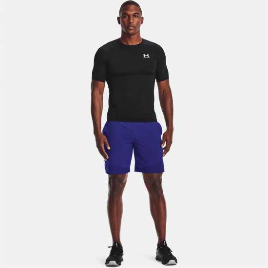 Under Armour Heatgear® Short Sleeve Mens Черно Футболни тренировъчни горнища
