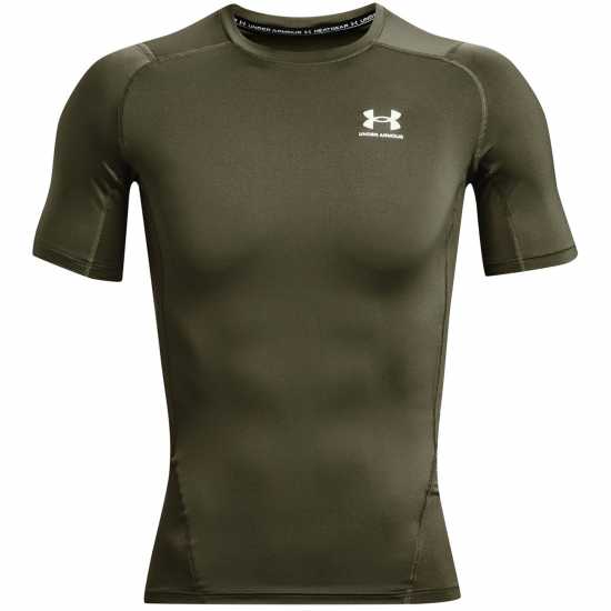 Under Armour Heatgear® Short Sleeve Mens Морско ОД Зелено Футболни тренировъчни горнища