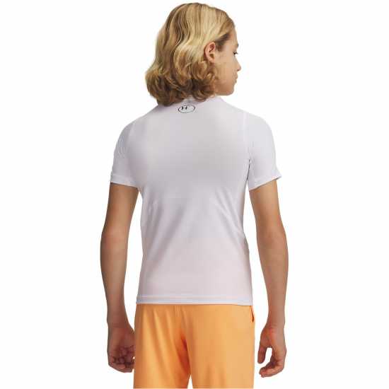 Детски основен слой дрехи Under Armour Short Sleeve Boys Бяло Under Armour Short Sleeve Boys Бяло Детски основен слой дрехи