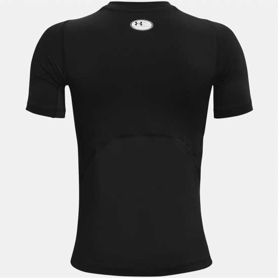 Under Armour Short Sleeve Boys Черно Детски основен слой дрехи