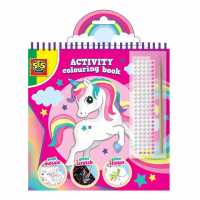 3-In-1 Activity Glitter Colouring Book