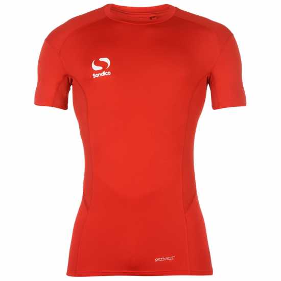 Sondico Core Base Short Sleeves Mens Червено Мъжки долни дрехи