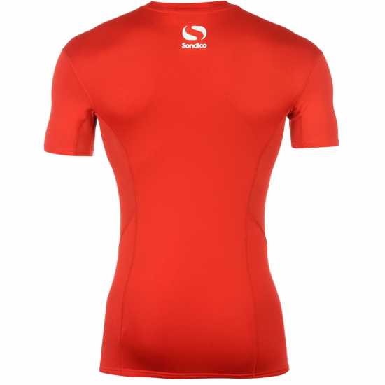 Sondico Core Base Short Sleeves Mens Червено Мъжки долни дрехи